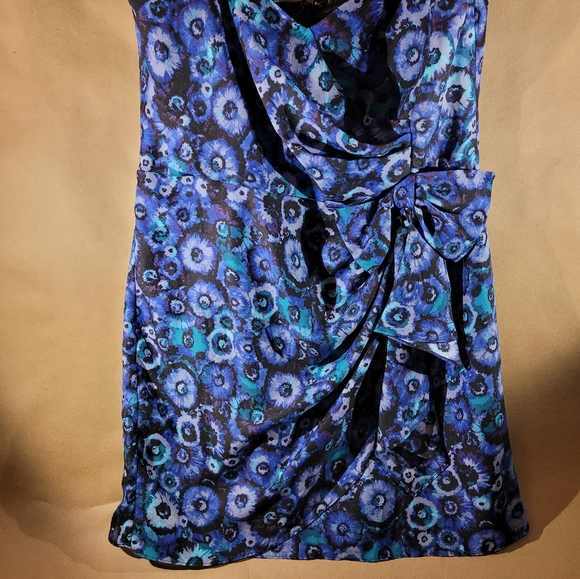 Lauren Conrad Size 16 Adjustable Strap Blue Dress - Picture 4 of 7